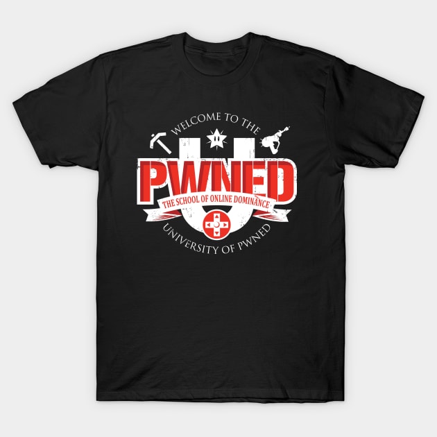 PWNED U - On Multi color T-Shirt by LaughingDevil